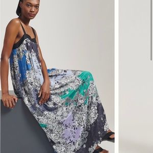 Anthropologie Atsu Printed Maxi Dress Small